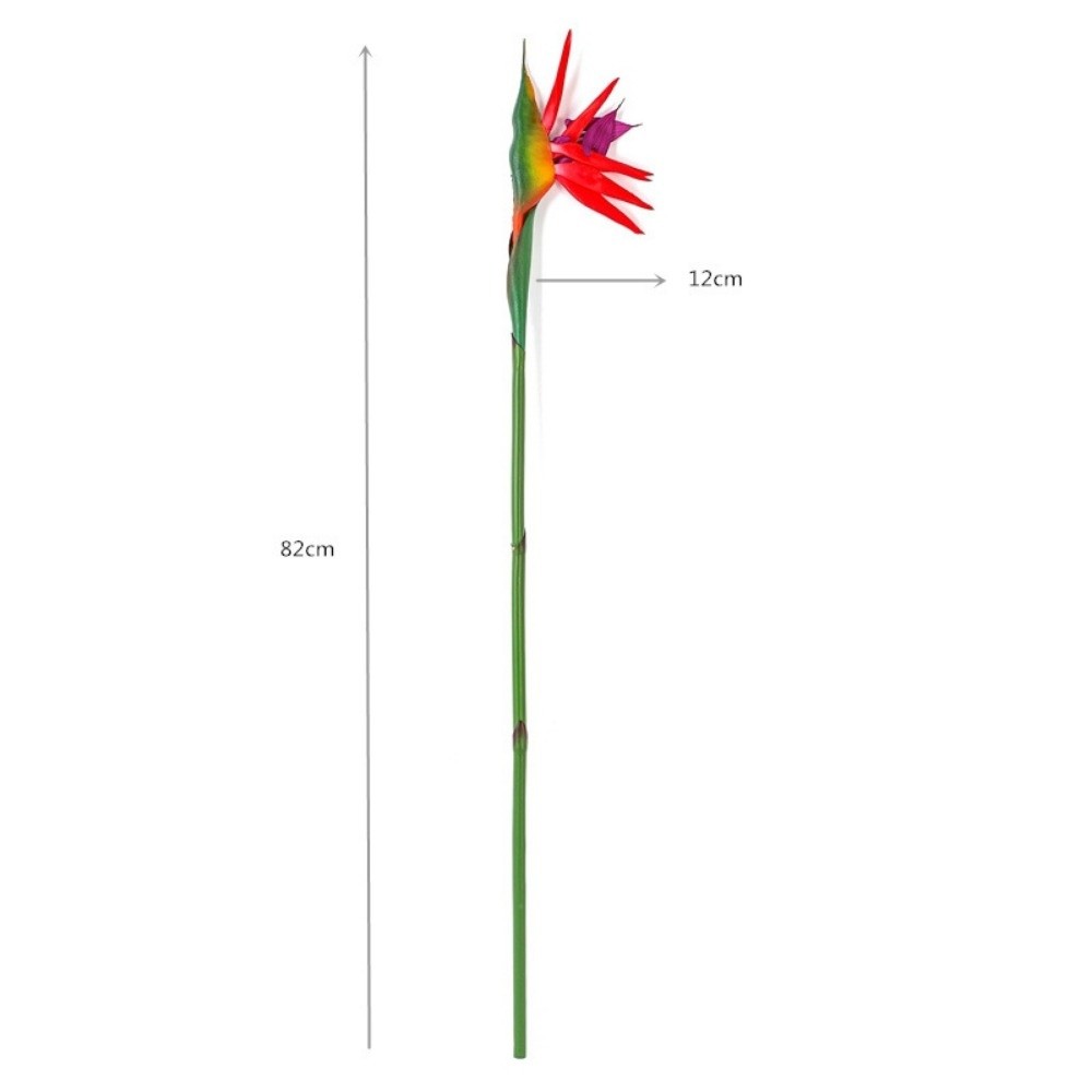 Bird Paradise Strelitzia - ดอกสเตรลิเซียเทียมก้านยาว ตกแต่งสวยงามเสมือนจริง สำหรับงาน DIY