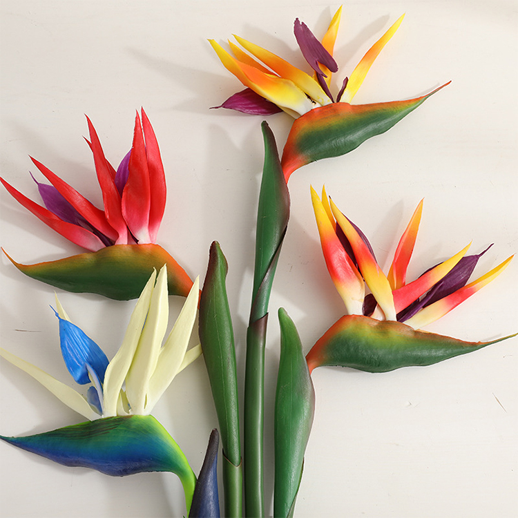 Bird Paradise Strelitzia - ดอกไม้ประดิษฐ์สเตรลิเซีย 2 ชิ้น ดอกไม้จำลองขนาด 80 ซม.