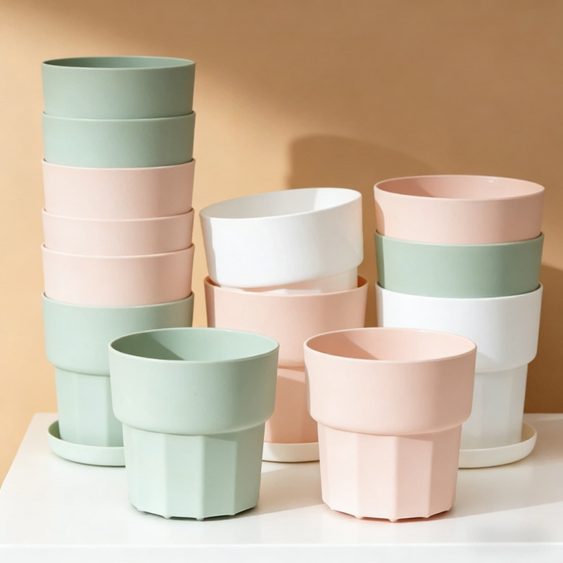 กระถางต้นไม้เรซิ่นพลาสติกหนาพิ - Echeveria Succulent บทวิจารณ์และราคา