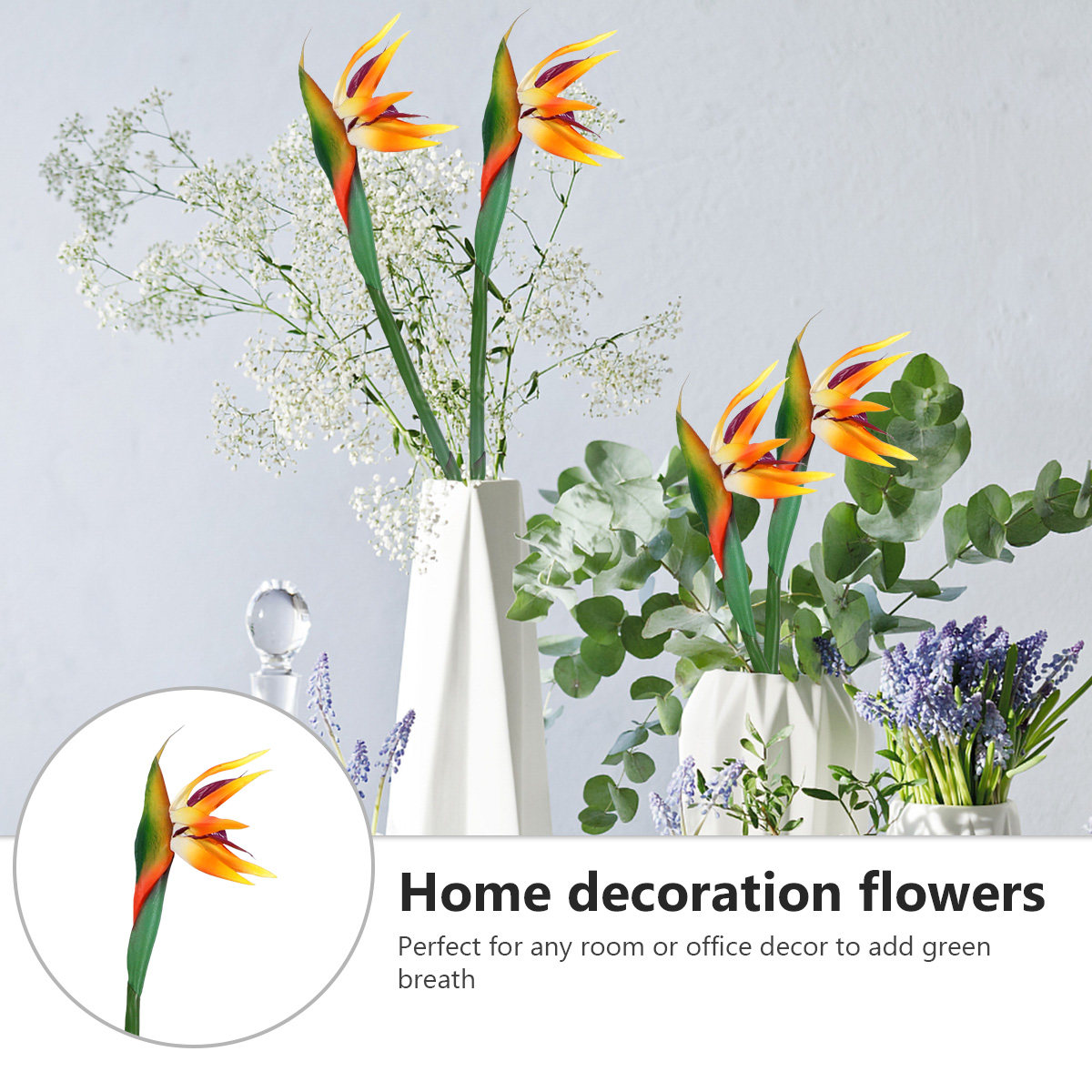 ดอกสเตรลิเซียประดิษฐ์ สัมผัสเส - Bird Paradise Strelitzia บทวิจารณ์และราคา