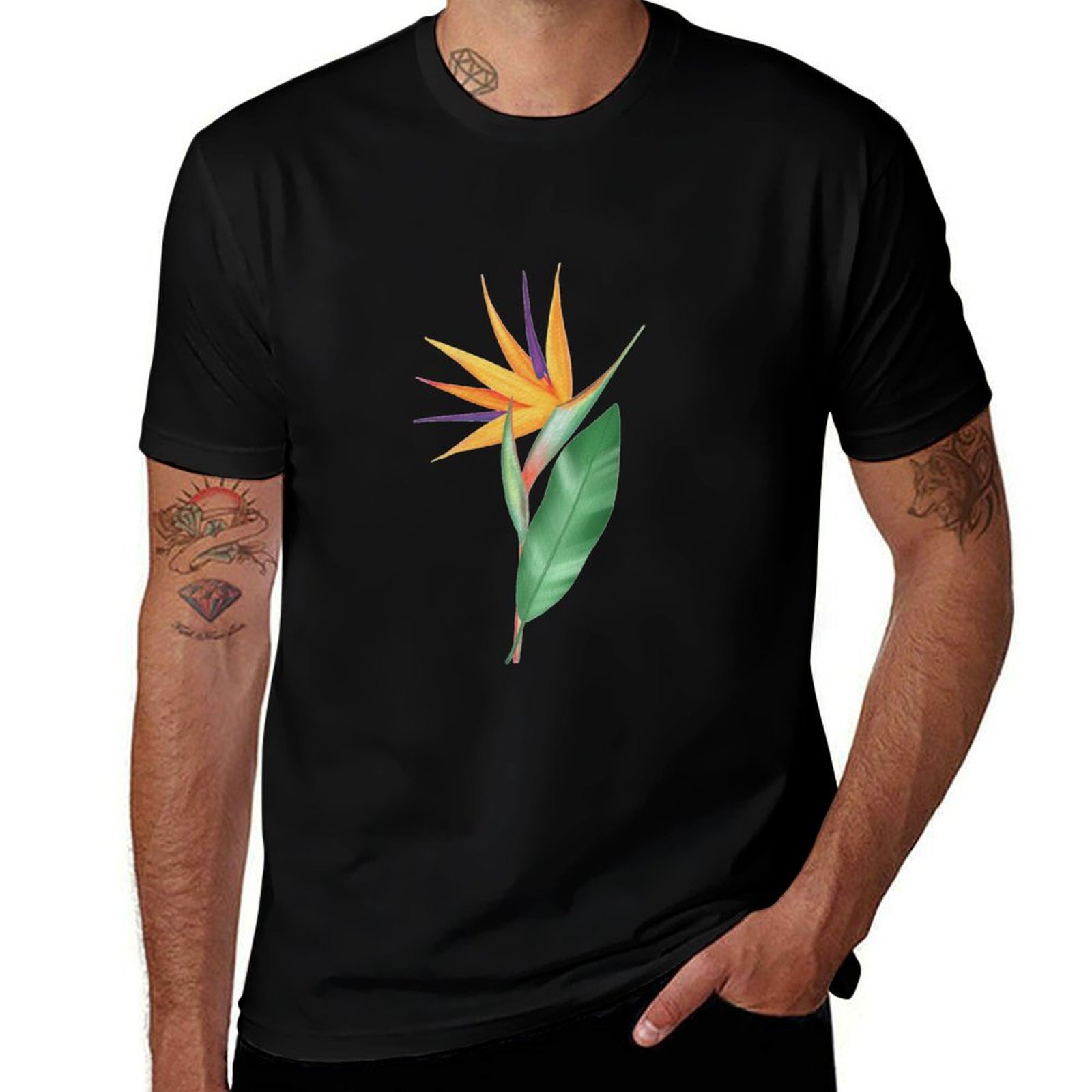 เสื้อยืดลายดอกไม้นกแห่งสวรรค์ส - Bird Paradise Strelitzia บทวิจารณ์และราคา