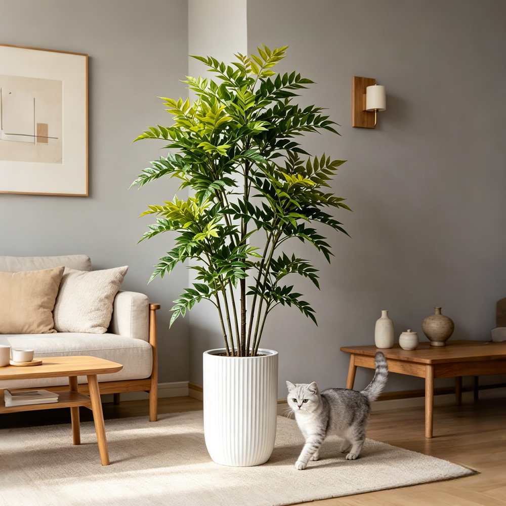 ต้นไม้ประดิษฐ์ นันดีน่า ขนาด 7 - Ficus Lyrata Tree บทวิจารณ์และราคา